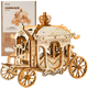 3D Puzzle drewniane Robotime Rolif Kareta 8.5 x 15.5 x 12.5 cm 92 elementy (6946785115383) - obraz 1