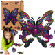 Puzzle drewniane PuzzleOK Kolorowy motyl 21 x 29.7 cm 50 elementów (4821993017235) - obraz 4