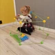 Детская развивающая конструктор-палатка соломенные блоки Kruzzel 101 деталь (24536) - изображение 2