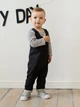 Body niemowlęce Pinokio Happy Day 68 cm Ecru/Czarny (5901033218217) - obraz 3