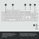 Клавіатура та миша бездротова Logitech MK295 Combo White USB (920-009824) - зображення 7
