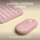 Клавиатура и мышь беспроводная Logitech Pebble 2 Combo Rose Wireless (920-012241) - изображение 7