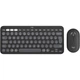 Клавиатура и мышь беспроводная Logitech Pebble 2 Combo Graphite Wireless (920-012239) - изображение 1