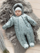 Дитячий зимовий суцільний комбінезон для новонароджених Pinokio Winter Warm Overall 56 см Mint (5901033290039) - зображення 2