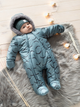 Kombinezon niemowlęcy dla chłopca zimowy Pinokio Winter Warm Overall 68 cm Zielony (5901033290107) - obraz 2