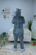 Пижама Детская Кигуруми Слип Для Мальчика My Kigu Костюм Милый Хомячек Аниме Хомяк Серый 145 - 155 см. (B1120/2) - изображение 4
