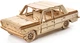 3D Пазл дерев'яний Little Story FSO Fiat 125p 26.2 x 11.7 x 8.5 см 237 деталей (5904100407873) - зображення 3