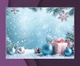 Новогодний виниловый фотофон 60x90см, Frontlit 450 г/м2, стена + пол №57526 - изображение 3