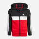 Komplet sportowy chłopięcy ocieplany (bluza + spodnie) adidas LK 3S TIB FL TS IJ6330 110 cm Czerwony/Czarny (4066762623976) - obraz 2