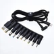Набір перехідників для ноутбука + кабель 100W PD Type-C на DC5525 (DC 5.5x2.5mm) - изображение 2
