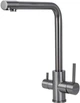 Комплект Gunter&Hauer: Кухонна мийка Ruwer 5522 Black + змішувач PERLE Gun Metal + Дозатор SOAP DISPENSER Black - зображення 9