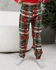 Детская новогодняя пижама для мальчика Love- Family look для семьи красная 110-116 - изображение 7