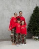 Детская новогодняя пижама для мальчика Love- Family look для семьи красная 110-116 - изображение 9