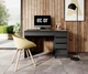 Стол туалетный письменный Perfect Home Ada 5S/120 120x55x75 см, 5 ящиков Антрацит (000012376980) - изображение 4