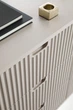 Комод высокий Perfect Home Зова / Zova K103 2-дверный с черными ножками Кашемир - изображение 5