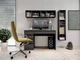 Стол туалетный письменный Perfect Home Ada 5S/120 120x55x75 см, 5 ящиков Антрацит (000012376980) - изображение 6