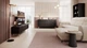 Тумба под ТВ Perfect Home Ланте / Lante 2D/200 2-дверная с золотыми ножками Черный - изображение 8