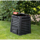 Компостер садовый пластиковый Keter ECO 320 л (17181157) Черный - изображение 7