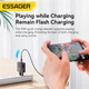 Зарядний пристрій Essager Pinchen 33W Travel Phone Charger USB A + TYPE C EU Black (ECTAC-PCB01-P) - изображение 7