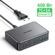 Мережевий зарядний пристрій на 3 USB-A та 7 Type-C Rocoren 0262 зарядна станція 300 Вт для ноутбука / смартфона / планшета, сірий "S" (94036573) - зображення 1
