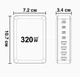 Мережевий зарядний пристрій на 4 USB-A і 4 Type-C ESSAGER YMX-320W зарядна станція 320 Вт для ноутбука / смартфона / планшета, сірий "S" (94037815) - зображення 5