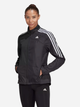 Kurtka wiatrówka damska do biegania adidas Marathon Jkt W GK6062 M Czarna (4064044024909) - obraz 1