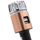 Ионизатор-Очиститель воздуха автомобильный + Зарядное устройство на 2 USB-порта Ion Dobra USB Copper (ID-6291C) - изображение 3