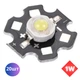 Светодиоды с теплоотводом 1W 20мм 3.6v 20шт 6500K White Белый свет (97) - изображение 1