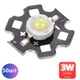 Светодиоды 3W 50ШТ 6500K White 20mm Белый свет 3.0-3.6v 700 мА 280 Lm Алюминиевая подкладка ромашка звездочка (105) - изображение 1