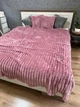 Двошаровий плед Королівський Шарпей на овчині L&M Home Textiles Курна троянда євро 200х230 - зображення 4