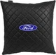 Подушка EVAtech ECO Ford 40 х 40 см Черная с черной нитью (SPBCSBBV010) - изображение 1