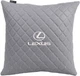 Подушка EVAtech ECO Lexus 40 х 40 см Серая с серой нитью (SPBCSGGV035) - изображение 1