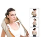 Роликовий масажер для спини, шиї, попереку, сідниць, стегон, ікр Massager of Neck Kneading (Бежевий) + Адаптер для авто - изображение 4