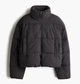 Пуховик H&M Short Puffer Jacket Grey 1228408007 XXS - зображення 1