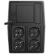 Источник бесперебойного питания FSP Fortron FP1000 1000ВА/600Вт Line-Int 4xSchuko AVR Black (PPF6000601) - изображение 3