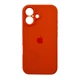 Защитный чехол-накладка Silicone Full Case AA Camera Protect для Apple iPhone 16 Orange (FullAAi16-52) - изображение 1