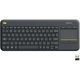 Клавіатура Logitech K400 Plus Touch Wireless UA Black (920-007145) - зображення 1