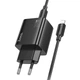 Сетевое зарядное устройство Hoco N55 Fundador PD20W four-port (2USB-A/2C) + Type-C to Lightning Black - изображение 3