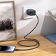 Сетевое зарядное устройство Hoco N55 Fundador PD20W four-port (2USB-A/2C) + Type-C to Lightning Black - изображение 5