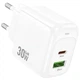 МЗП Hoco CS55A Surplus PD30W+QC3.0 (1USB-A/1C) White - зображення 4