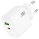 МЗП Hoco CS55A Surplus PD30W+QC3.0 (1USB-A/1C) White - зображення 5