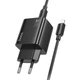 Сетевое зарядное устройство Hoco N56 Fundador PD30W four-port (2C2A) + Type-C to Lightning Black - изображение 3