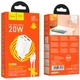 Мережевий зарядний пристрій Hoco N55 Fundador PD20W four-port (2USB-A/2C) + Type-C to Type-C White - зображення 4