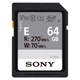 Карта пам'яті Sony SDXC 64GB C10 UHS-II U3 ​​V30 R270/W45MB/s Entry 268669 - зображення 1