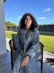 Халат женский махровый шарпей XL/XXL с капюшоном Голубой (Д-Al-sharpey-halat-002-02) - изображение 4