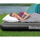 Надувной одноместный велюровый матрас 185 x 76 x 25 см Bestway 6713K Серый - изображение 8
