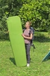 Надувной комфортный велюровый матрас Bestway 69620 198x63.5x10.8 см Одноместный Зеленый - изображение 4