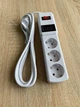 Удлинитель 3 гн. 3м цифр. вольтметр, с/з 3x0.75mm макс 2500W с кнопкой "LEMANSO" LMK71005 - изображение 3