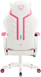 Fotel gamingowy Diablo X-Ray 2.0 Normal Size White/Pink (5902560339109) - obraz 4