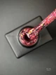 Гель-лак для ногтей Дизайнер Magic Glitter №521 розовый с серебреным глиттером 9 мл - изображение 2
